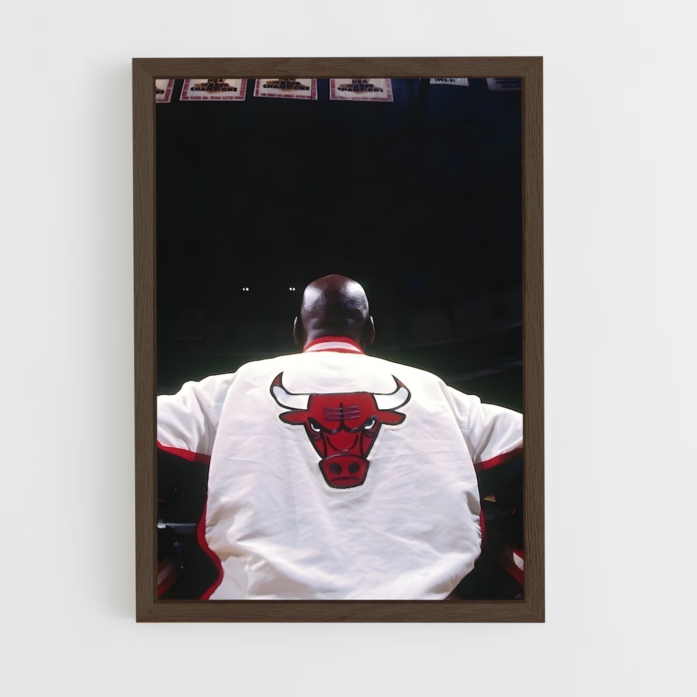 Poster Bulls en Action – affiche Basketball (vue 5)
